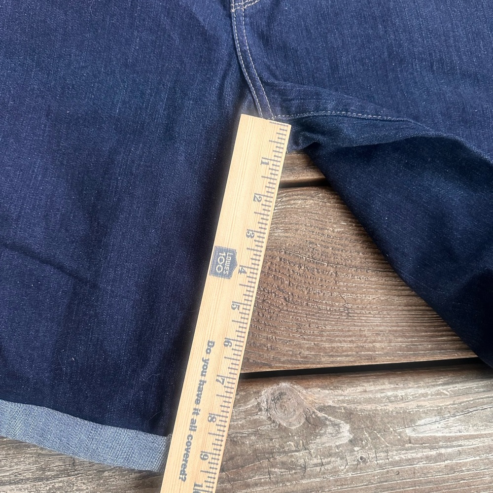 New Directions Burmuda Blue Jean Shorts - Picture 8 of 11